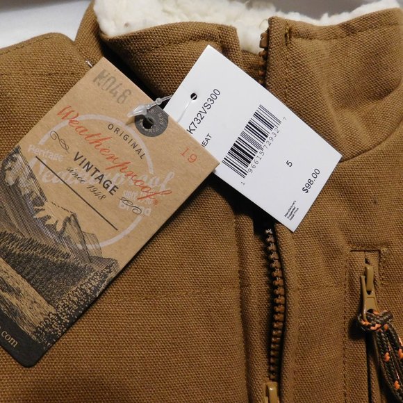 Original Weatherproof Vintage Vest Children Size 5 NEW - Picture 3 of 6